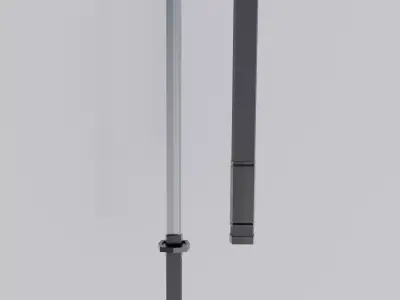 Samurai sword Low-poly 3D model purchase