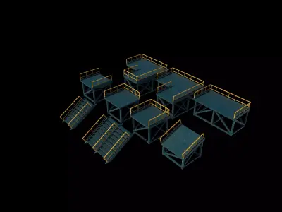Modular Platform  3D model