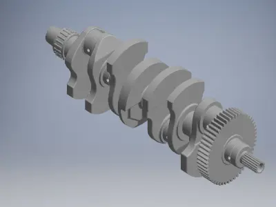 Crank Shaft Part 3D model