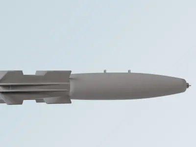 torpedo missile 3D model