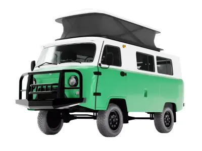 UAZ 2206 452 Bukhanka 3D model