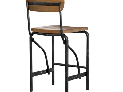 SOLENE BAR STOOL 3D model