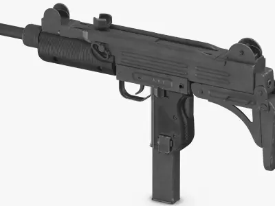 Submachine Gun UZI SMG 3D model