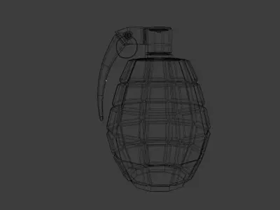 Grenade 3D model 7