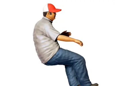 N4 Truck Driver 3D print model