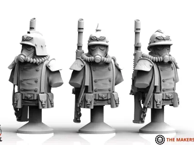 Valour Korps - Bust 3D print model