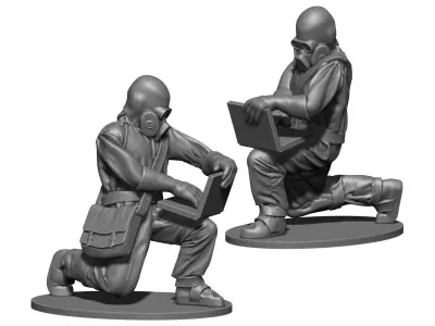 Hazmat suit 9 3D print model