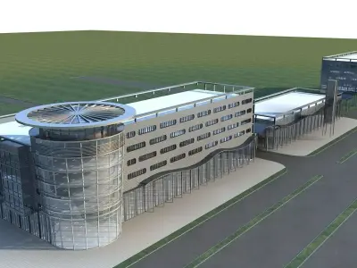 Office Building 3D model 259