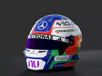 F1 Kimi Antonelli Helmet 2026 3D model