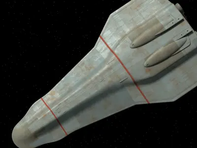 Battlestar Galactica - Rising Star 3D model