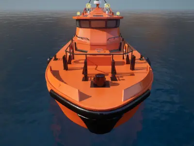 Ships and boats Pilot 3D model