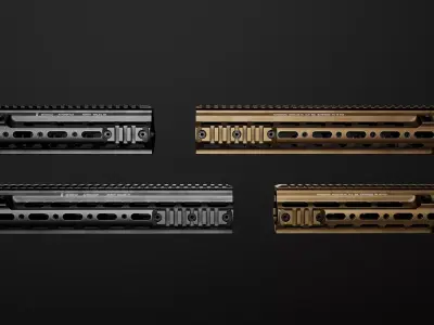 Geissele Super Modular Rail HK416 Handguard Low-poly 3D model