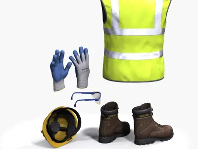 work set 3D model