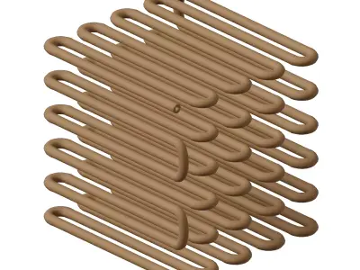Plastic Condenser Coil Toy 3D model