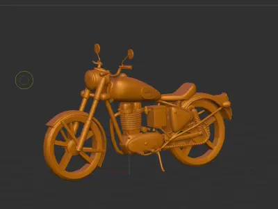 Royal enfield bullet 3D print model