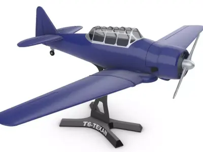 T6-TEXAN 3D print model