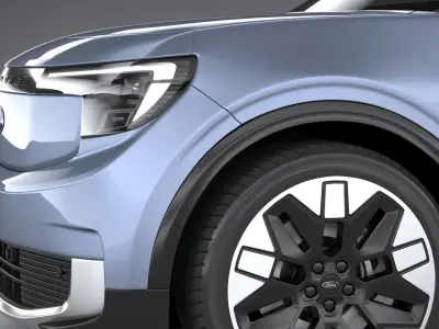 Ford Explorer 2024 3D model