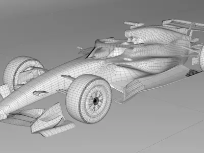 F1 2026 Car pack Low-poly 3D model