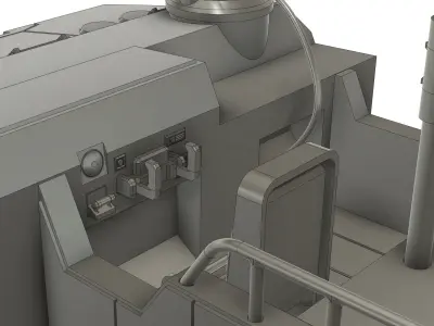 Imperial Armored Speeder One12 Scale 3D Files 3D print model