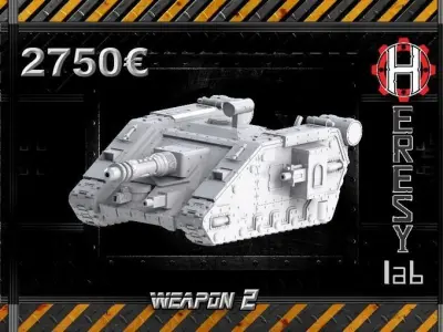 Heresylab - Hades Tank 3D print model