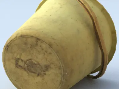 Bucket Low Poly Low-poly 3D model