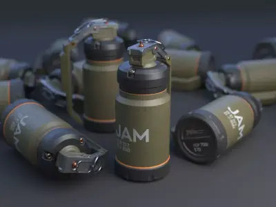 grenade 3D model 12