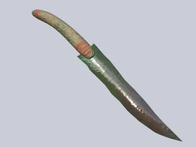 Mayan weapon Low-poly 3D model purchase
