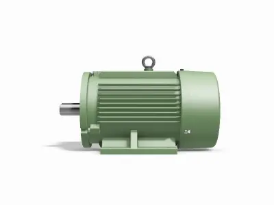 132S B34b Left IEC electric motor - 3D CAD model 3D model