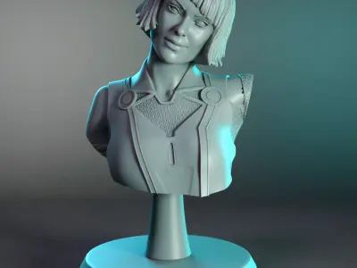 Quorra bust Free 3D print model