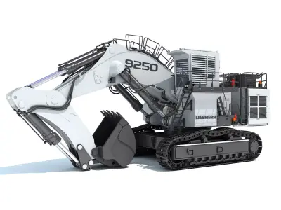 Liebherr Mining Excavator 3D model