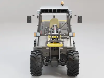 Kramer 8105 Wheel Loader Low-poly 3D model