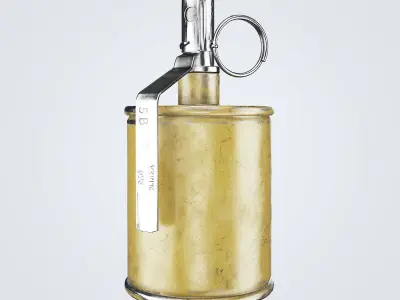 RG42 Grenade Low-poly 3D model