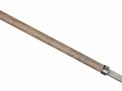 Spear 04 Low-poly 3D model
