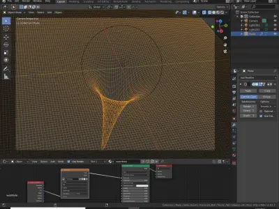 Wormhole Galaxy 3D model