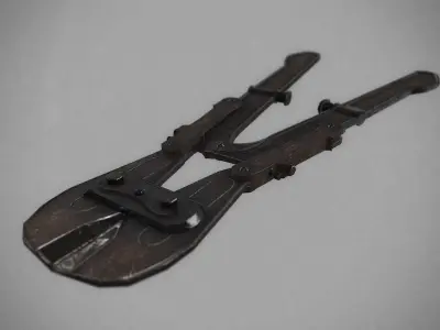 Rusty Bolt cutter  3D model
