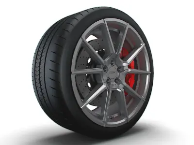 TWS Chrono wheel 3D model