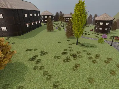 Tranquil Village Retreat 3D model