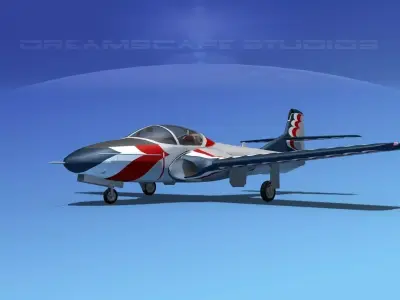 Cessna T-37 Tweetybird V16 Civil Sport 3D model