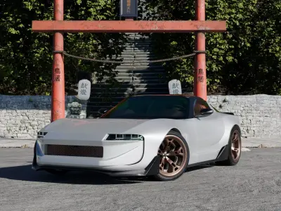 ONI - JDM inspired car design Free 3D model