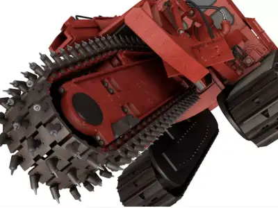 Trencher Machine 3D model