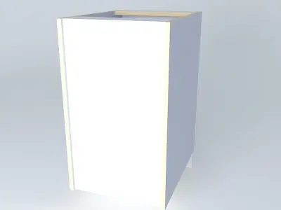 DB4D-1 cabinet with three drawers Free 3D model