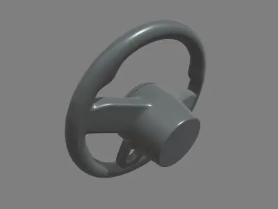 Steering Wheel Sport Car 04 3D model