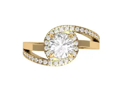 Wedding Ring 3D print model 100