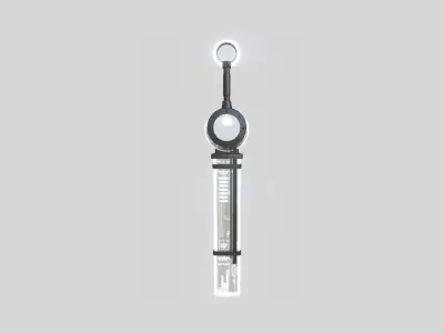 SciFi Sword A11 Black White - Character Design Fashion Low-poly 3D model