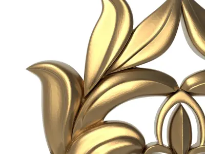 decorative pattern ready for 3D printing 3D model