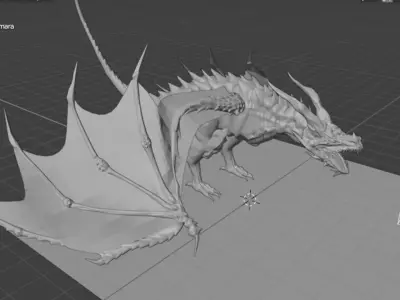Dragon 3D model order
