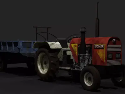 Eicher Tractor 3D model