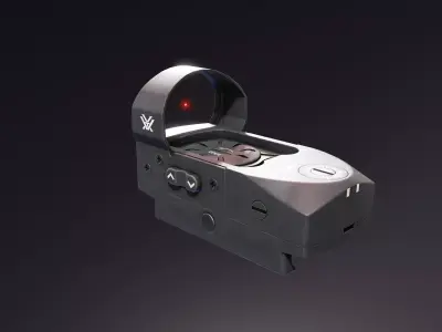 Vortex Venom RedDot Optic Low-poly 3D model
