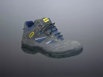 Work Boots Low-poly 3D model