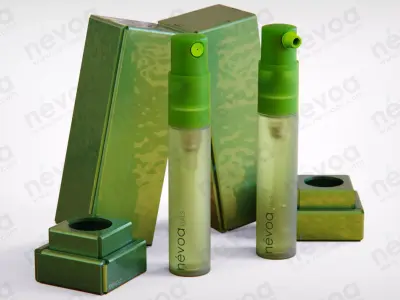 Vial Series - Mist sprayer - Cream pump - 3 ml 3D Model Pack